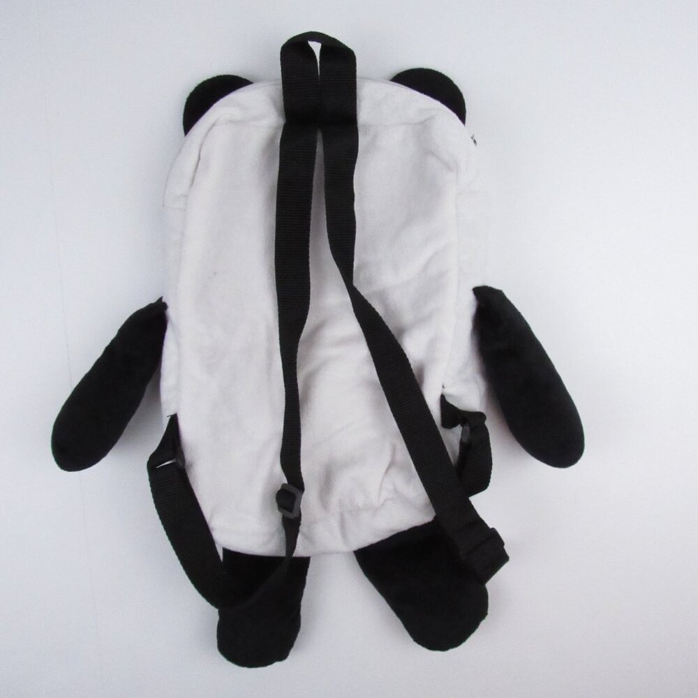Domo Kun NHK-TYO 1998-2011 Panda Bear 13" Plush Backpack HTF Rare Adjustable - Picture 4 of 14